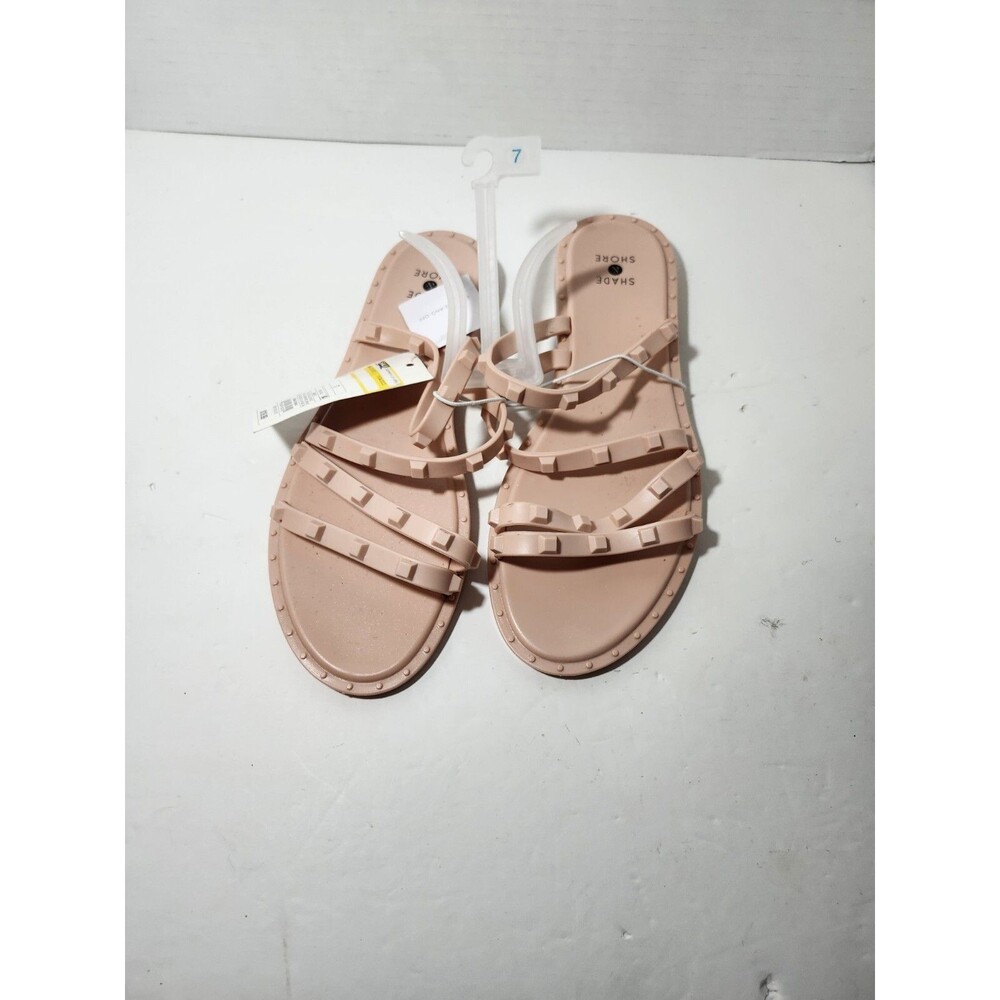 NEW Shade & Shore Women's Liv Jelly Slide Studded Sandals Size 7, NWT